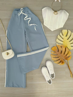 Calça Wide azul - comprar online