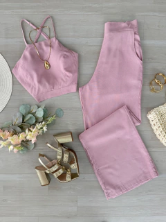 Conjunto Pantalona linho azul - (cópia) - buy online