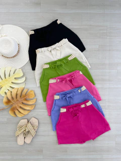 Saia/shorts linho
