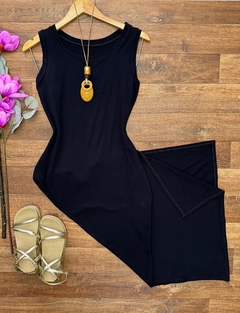 Vestido midi moletinho