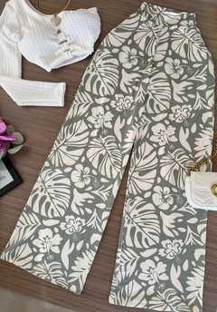 Calça pantalona poliamida - comprar online