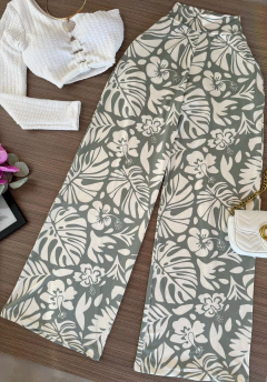 Calça pantalona poliamida - comprar online