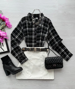 Camisa xadrez flanelada