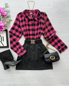 Camisa xadrez flanelada