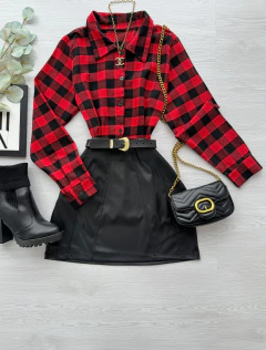 Camisa xadrez flanelada na internet