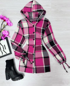 Chamise xadrez flanelada na internet