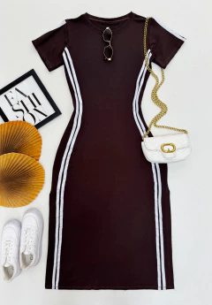 Vestido midi moletinho - Glamix 