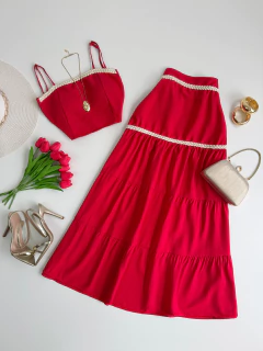 Conjunto saia longa - comprar online