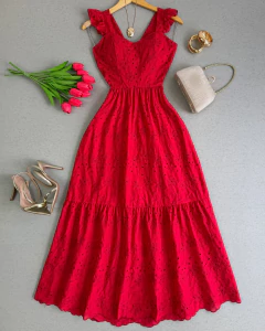 Vestido laise mídi - comprar online