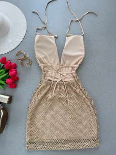 Vestiso renda dourado - comprar online