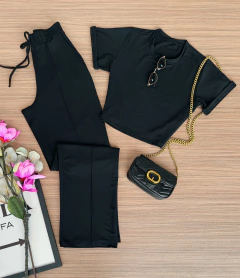 Conjunto moletinho Ariana preto - Glamix 