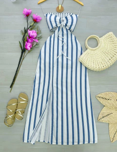 Vestido listrado Grécia