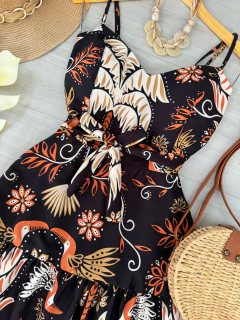 Vestido midi de amarrar na internet