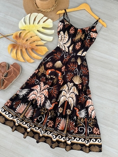 Vestido midi de amarrar (cópia) (cópia) (cópia) - (cópia) - (cópia) - buy online