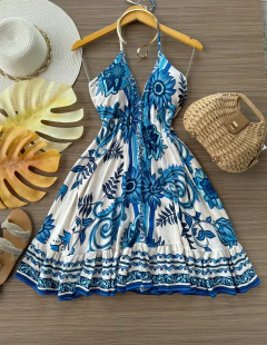 Vestido Raissa azul