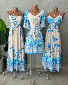 Vestido inspired FRM manga - loja online