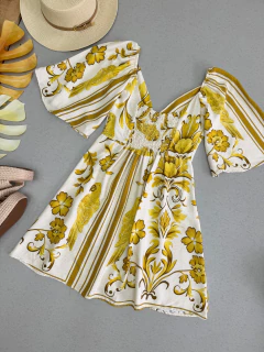 Vestido inspired FRM manga na internet