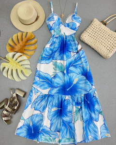 Vestido midi inspired FRM - comprar online