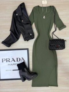 Vestido midi Ribana (cópia) (cópia) (cópia) (cópia) - Glamix 