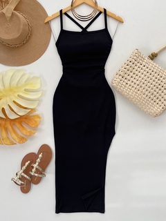 Vestido aberto nas costas - loja online