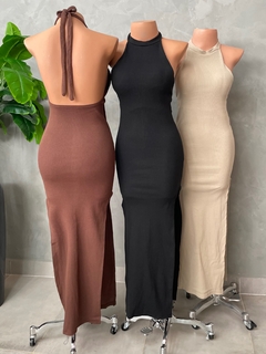 Vestido Ribana gola na internet