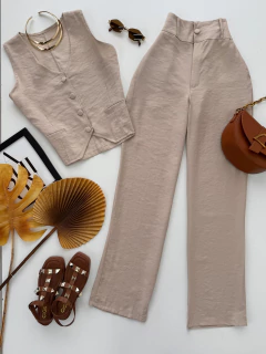 Conjunto Alfaiataria nude - comprar online