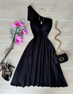 Vestido midi linho - Glamix 