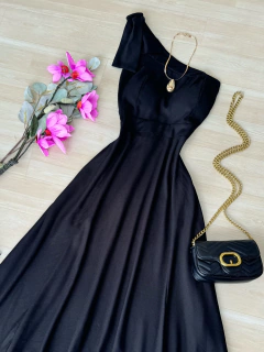 Vestido midi linho - loja online