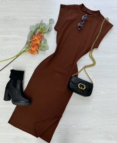 Vestido mídi com bolsos - Glamix 