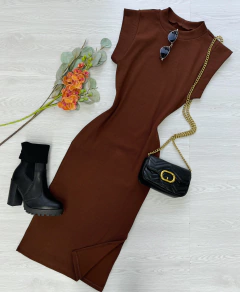 Vestido mídi com bolsos - Glamix 