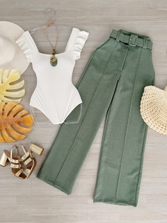 Calça pantalona linhão - Glamix 