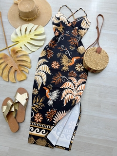 Vestido midi poliamida - comprar online