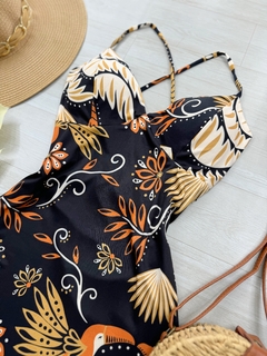 Vestido midi poliamida na internet