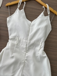 Vestido alfaiataria branco - comprar online