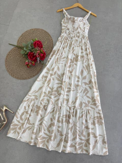 Vestido linho longo - online store