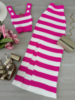 Conjunto cropped e saia tricot - (cópia) - buy online