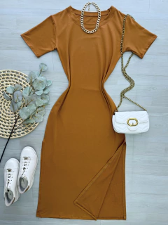 Vestido midi moletinho