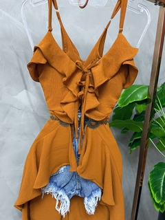 Túnica boho chic na internet