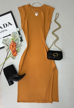 Vestido midi moletinho muscle