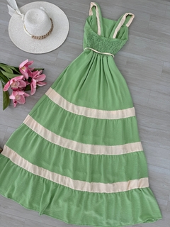 Vestido Longo listras na internet