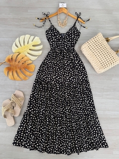 Vestido longo floral