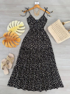 Vestido longo floral