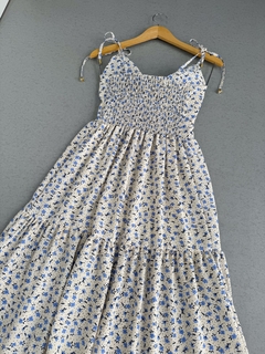 Vestido longo floral - comprar online