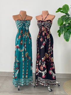 Vestido longo estampado - Glamix 