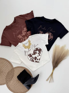 Cropped algodão estampado - comprar online