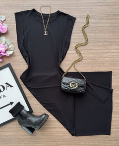 Vestido midi moletinho muscle