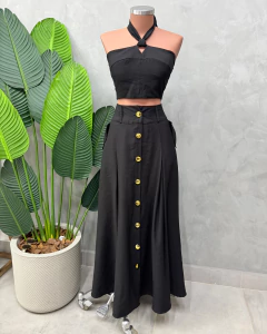 Conjunto saia e cropped - loja online