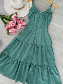Vestido midi de amarrar (cópia) (cópia) (cópia) - (cópia) - (cópia) - (cópia) - buy online