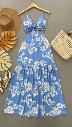 Vestido longo argola - comprar online