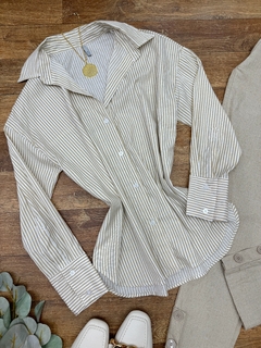 Camisa tricoline listrada (3 cores) - comprar online